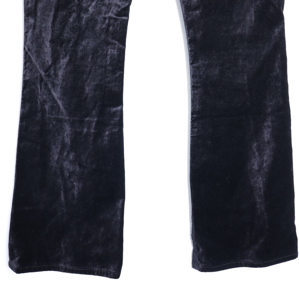 CITIZENS OF HUMANITY Lilah Velvet Pants Black Bootcut High Rise Women's 24 - Picture 6 of 11